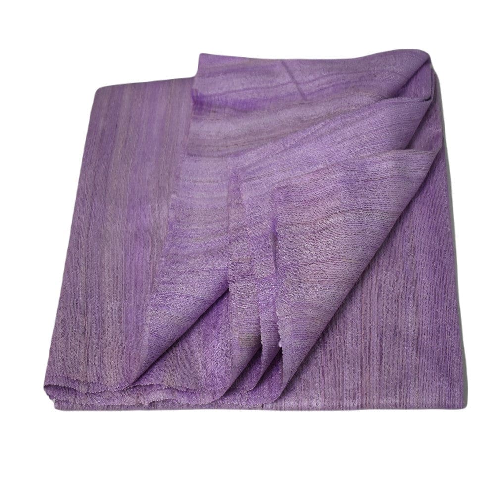 Sal tesut manual din 100% Matase Naturala Organica - Ghicha Tassar/Tussar Silk - Lilac -> Cod:GhichaApril2 - sal matase naturala organica