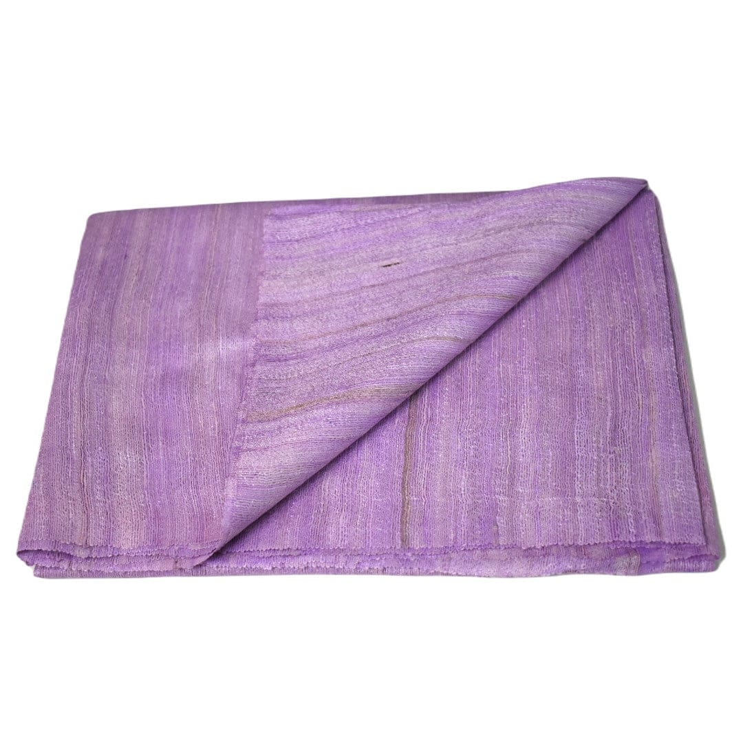 Sal tesut manual din 100% Matase Naturala Organica - Ghicha Tassar/Tussar Silk - Lilac -> Cod:GhichaApril2 - sal matase naturala organica