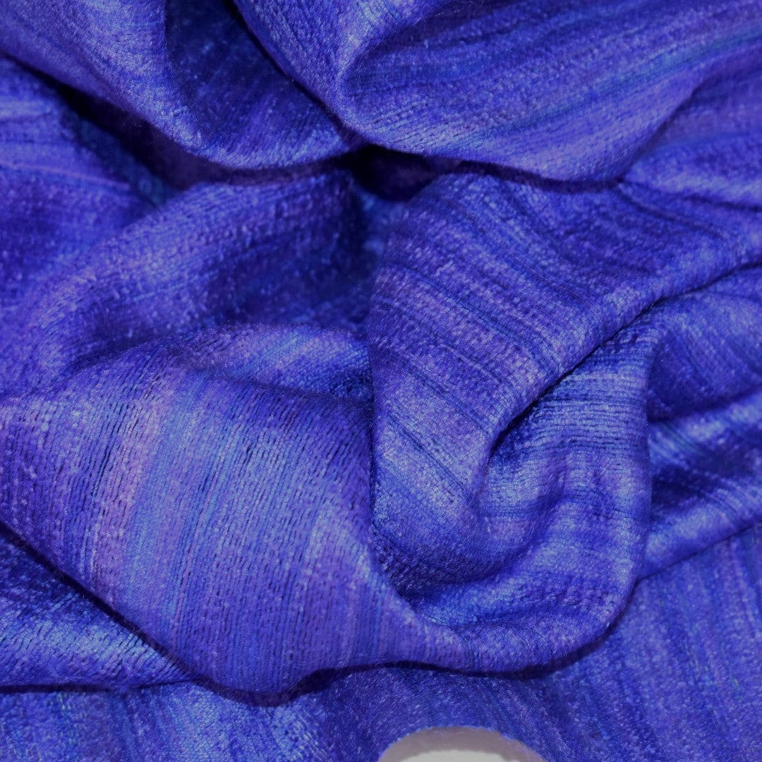 Sal tesut manual din 100% Matase Naturala Organica - Ghicha Tassar/Tussar Silk - Perennial Purple Mov -> Cod: NEWGHICHA6 - sal matase