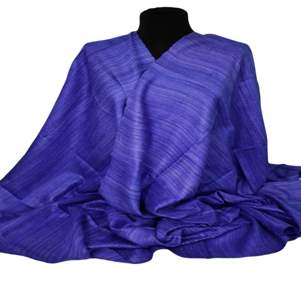 Sal tesut manual din 100% Matase Naturala Organica - Ghicha Tassar/Tussar Silk - Perennial Purple Mov -> Cod: NEWGHICHA6 - sal matase