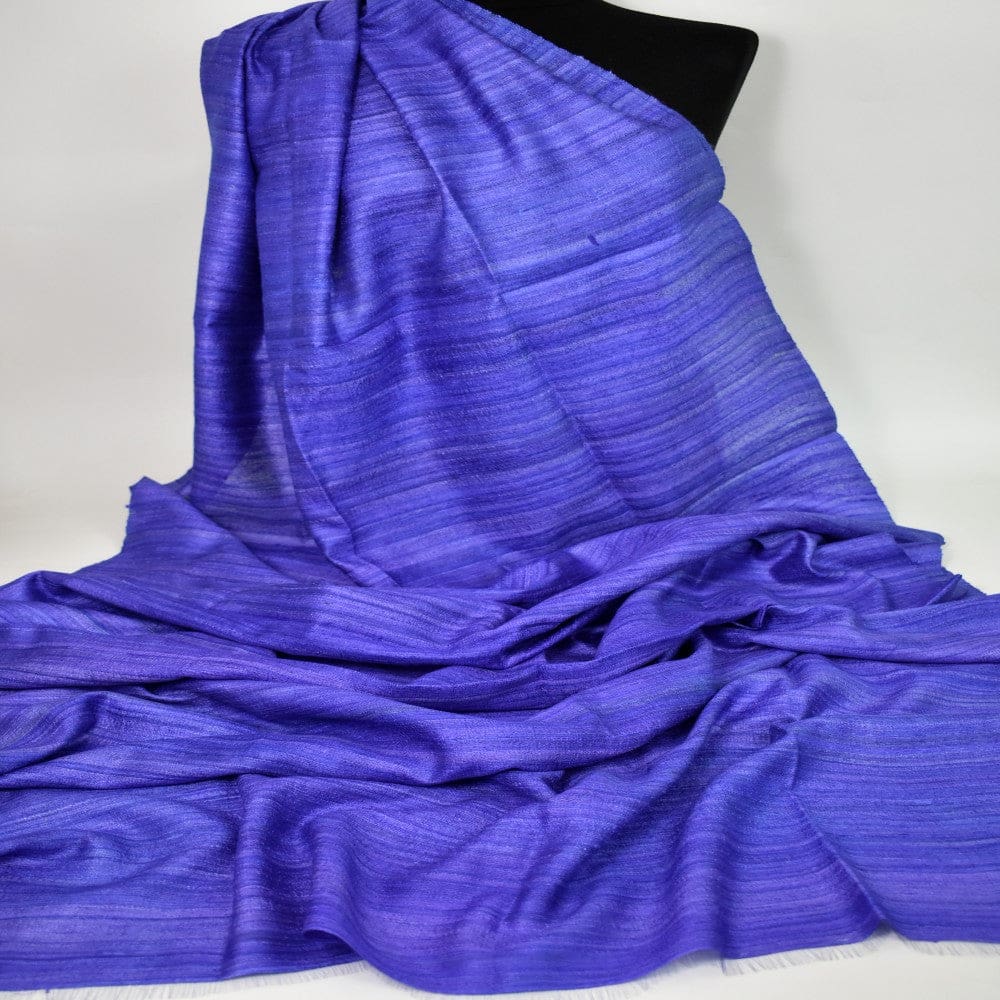 Sal tesut manual din 100% Matase Naturala Organica - Ghicha Tassar/Tussar Silk - Perennial Purple Mov -> Cod: NEWGHICHA6 - sal matase