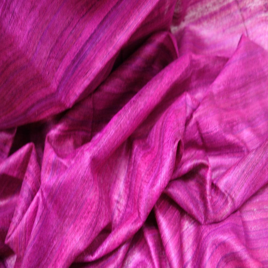 Sal tesut manual din 100% Matase Naturala Organica - Ghicha Tassar/Tussar Silk - Lilac Magenta ->RGhicha10 (...) - sal matase naturala