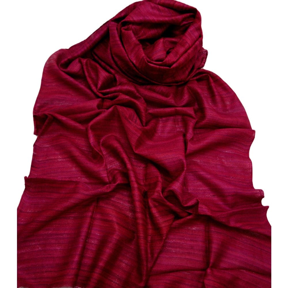 Sal tesut manual din 100% Matase Naturala Organica - Ghicha Tassar/Tussar Silk - Viva Magenta -> Cod:RGhicha(..) - sal matase naturala