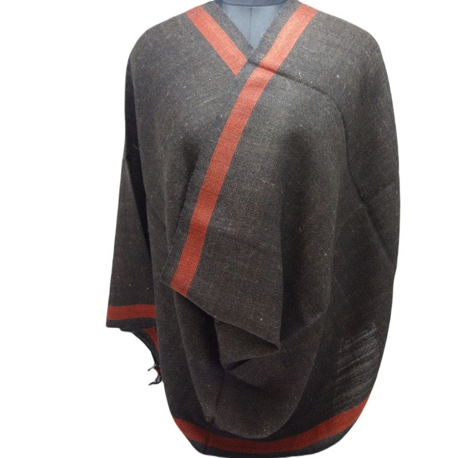 Sal Unisex confectionat din 100% Lana (Angora & Merino) ->Charcoal Grey-> Cod: ANG3 - Sal din Lana Angora & Merino