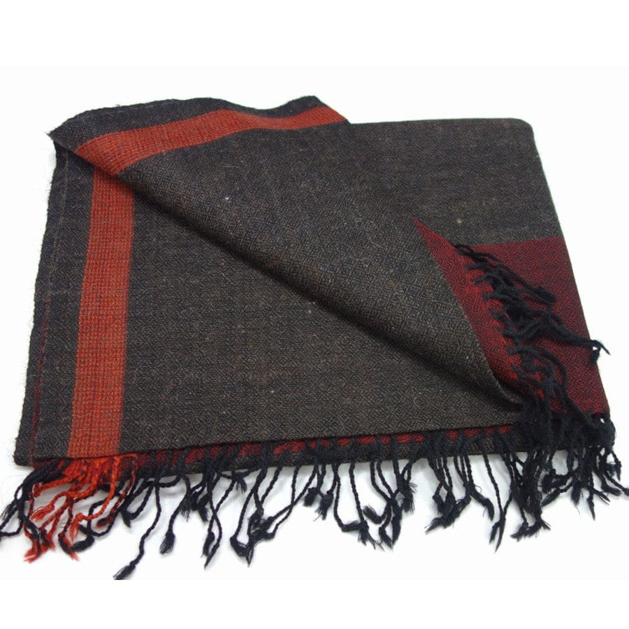 Sal Unisex confectionat din 100% Lana (Angora & Merino) ->Charcoal Grey-> Cod: ANG3 - Sal din Lana Angora & Merino