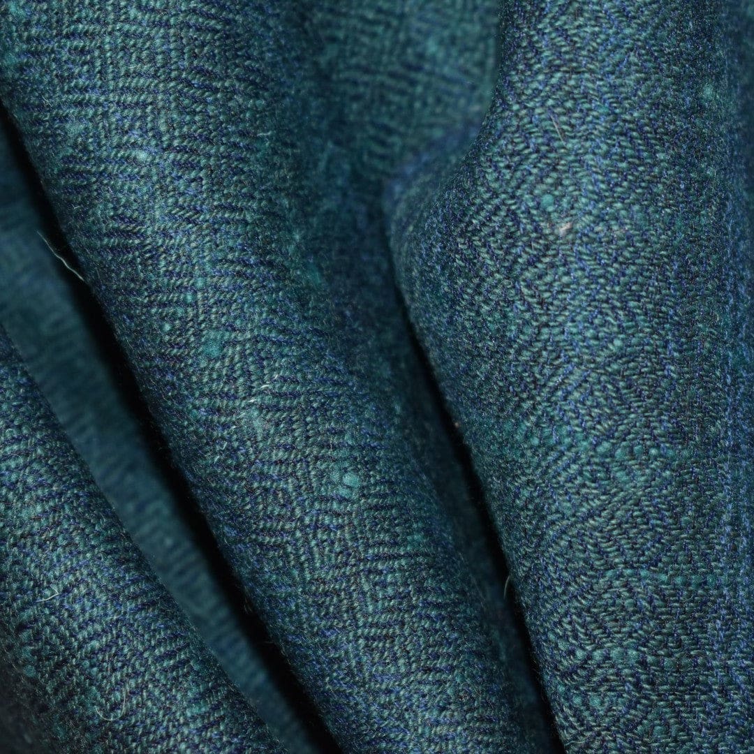 Sal Unisex confectionat din 100% Lana (Yak & Merino) ->Albastru Turcoaz -> Cod: YAKNEW2 - Saluri din Lana de Yak & Merino