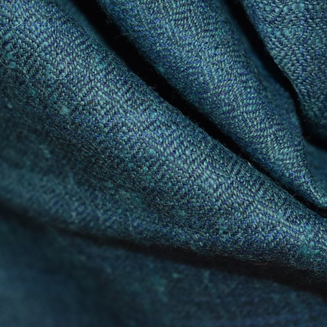 Sal Unisex confectionat din 100% Lana (Yak & Merino) ->Albastru Turcoaz -> Cod: YAKNEW2 - Saluri din Lana de Yak & Merino