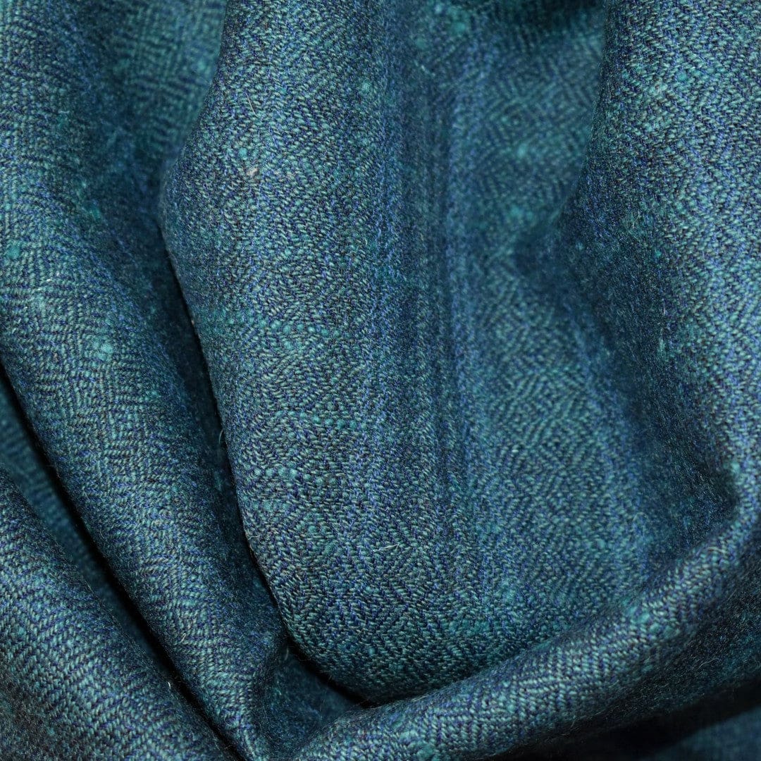 Sal Unisex confectionat din 100% Lana (Yak & Merino) ->Albastru Turcoaz -> Cod: YAKNEW2 - Saluri din Lana de Yak & Merino