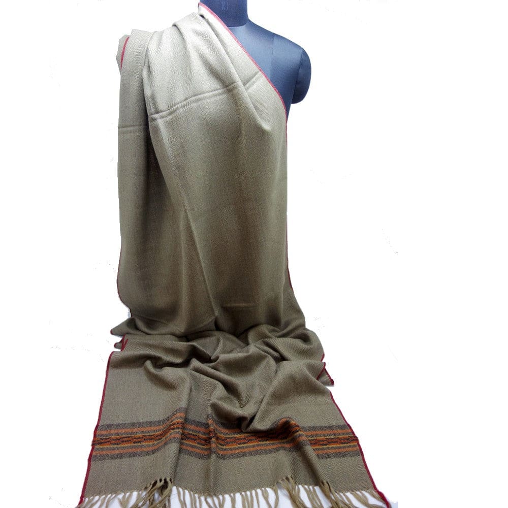 Sal Unisex confectionat din 100% Lana (Yak & Merino) ->bej-> Cod: KYM15