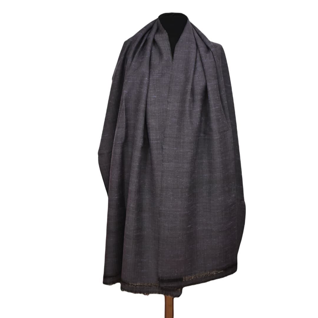 Sal Unisex confectionat din 100% Lana (Yak & Merino) ->Blue Gray -> Cod: YAKNEW11 - Saluri din Lana de Yak & Merino