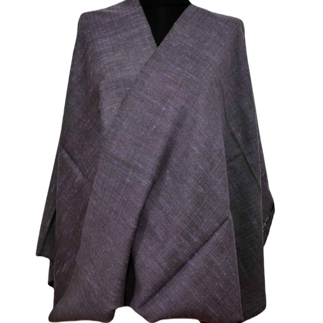 Sal Unisex confectionat din 100% Lana (Yak & Merino) ->Blue Gray -> Cod: YAKNEW11 - Saluri din Lana de Yak & Merino