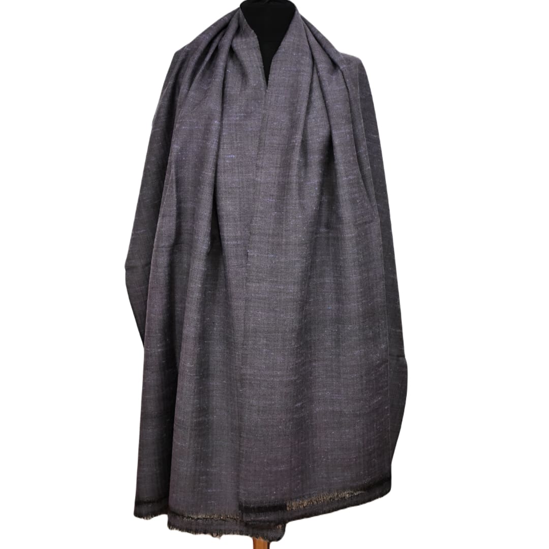 Sal Unisex confectionat din 100% Lana (Yak & Merino) ->Blue Gray -> Cod: YAKNEW11 - Saluri din Lana de Yak & Merino