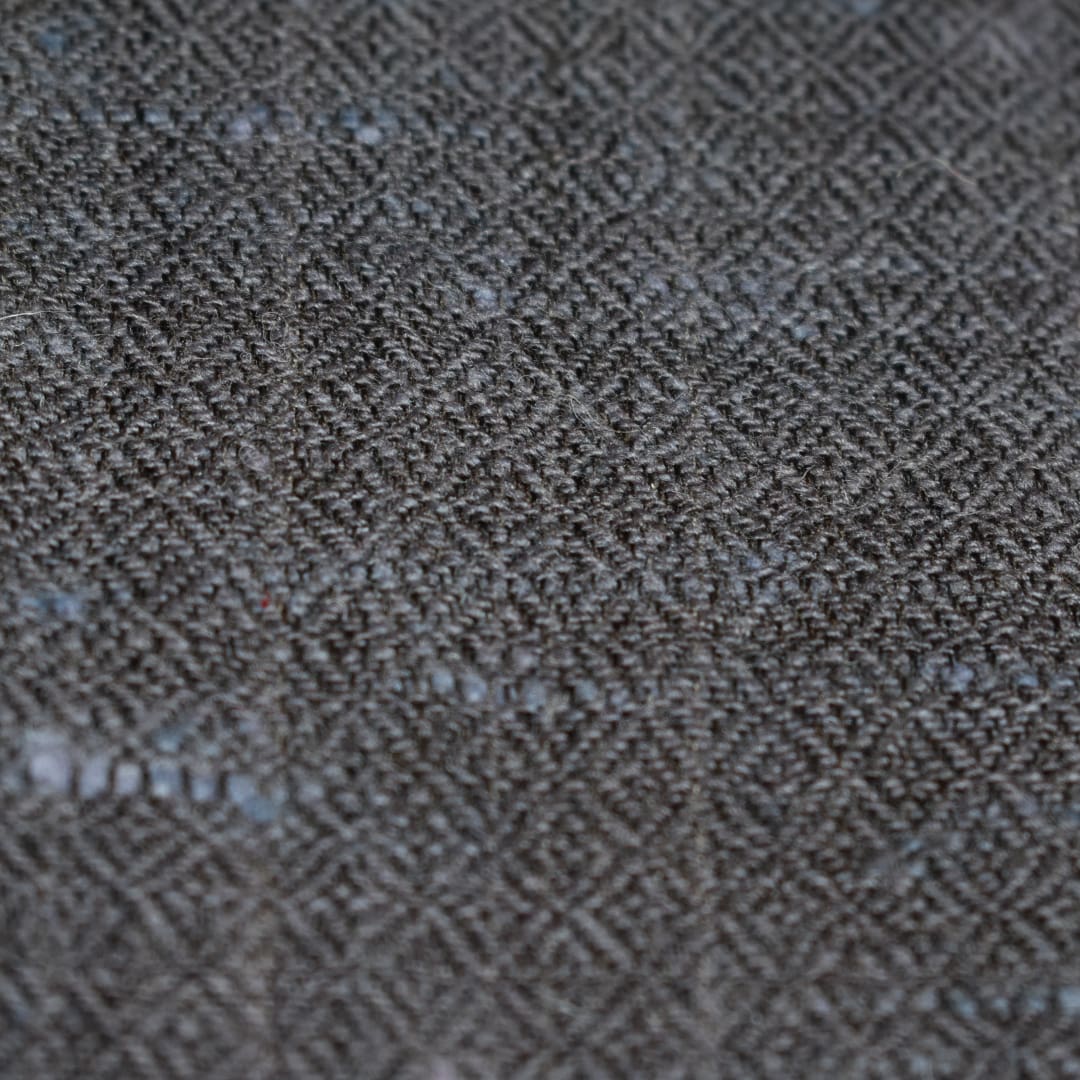 Sal Unisex confectionat din 100% Lana (Yak & Merino) ->Blue Gray Diamantat -> Cod: YAKNEW12 - Saluri din Lana de Yak & Merino
