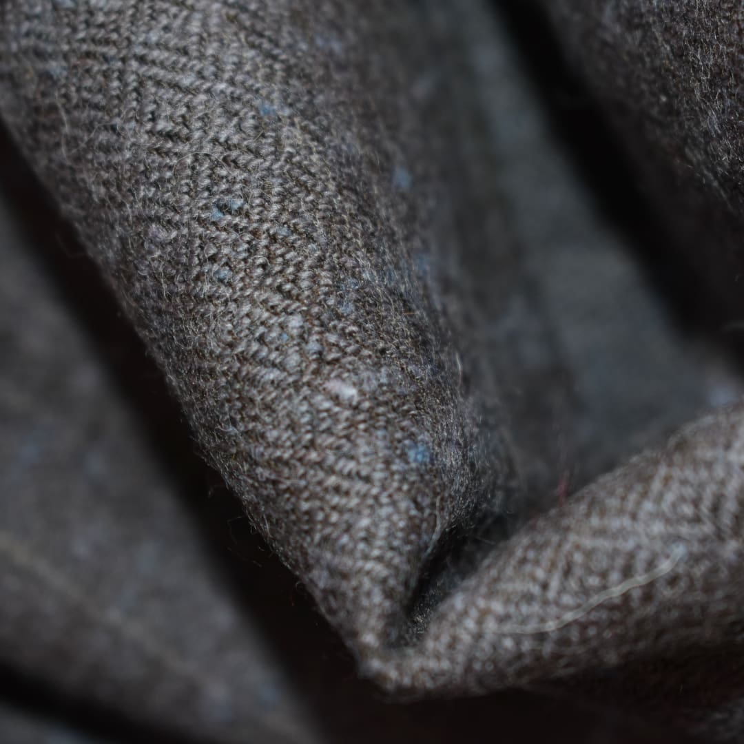 Sal Unisex confectionat din 100% Lana (Yak & Merino) ->Blue Gray Diamantat -> Cod: YAKNEW12 - Saluri din Lana de Yak & Merino