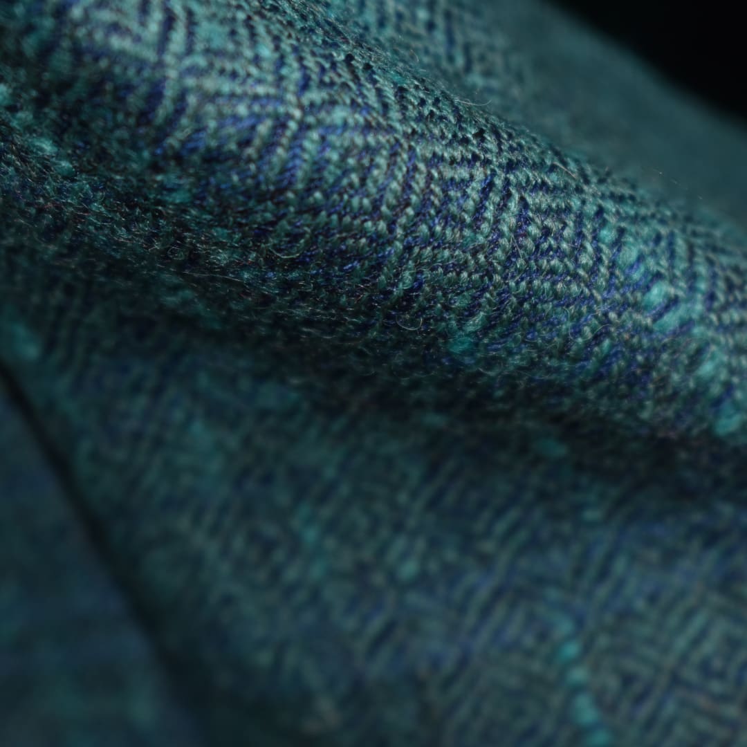 Sal Unisex confectionat din 100% Lana (Yak & Merino) ->Blueverde - Cod: YAKNEW13 - Saluri din Lana de Yak & Merino