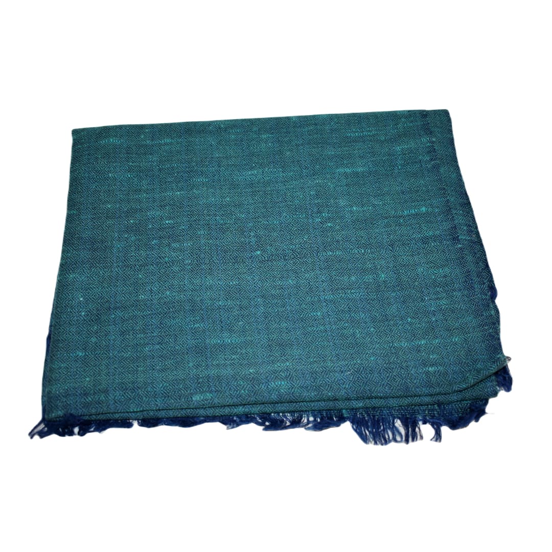 Sal Unisex confectionat din 100% Lana (Yak & Merino) ->Blueverde - Cod: YAKNEW13 - Saluri din Lana de Yak & Merino