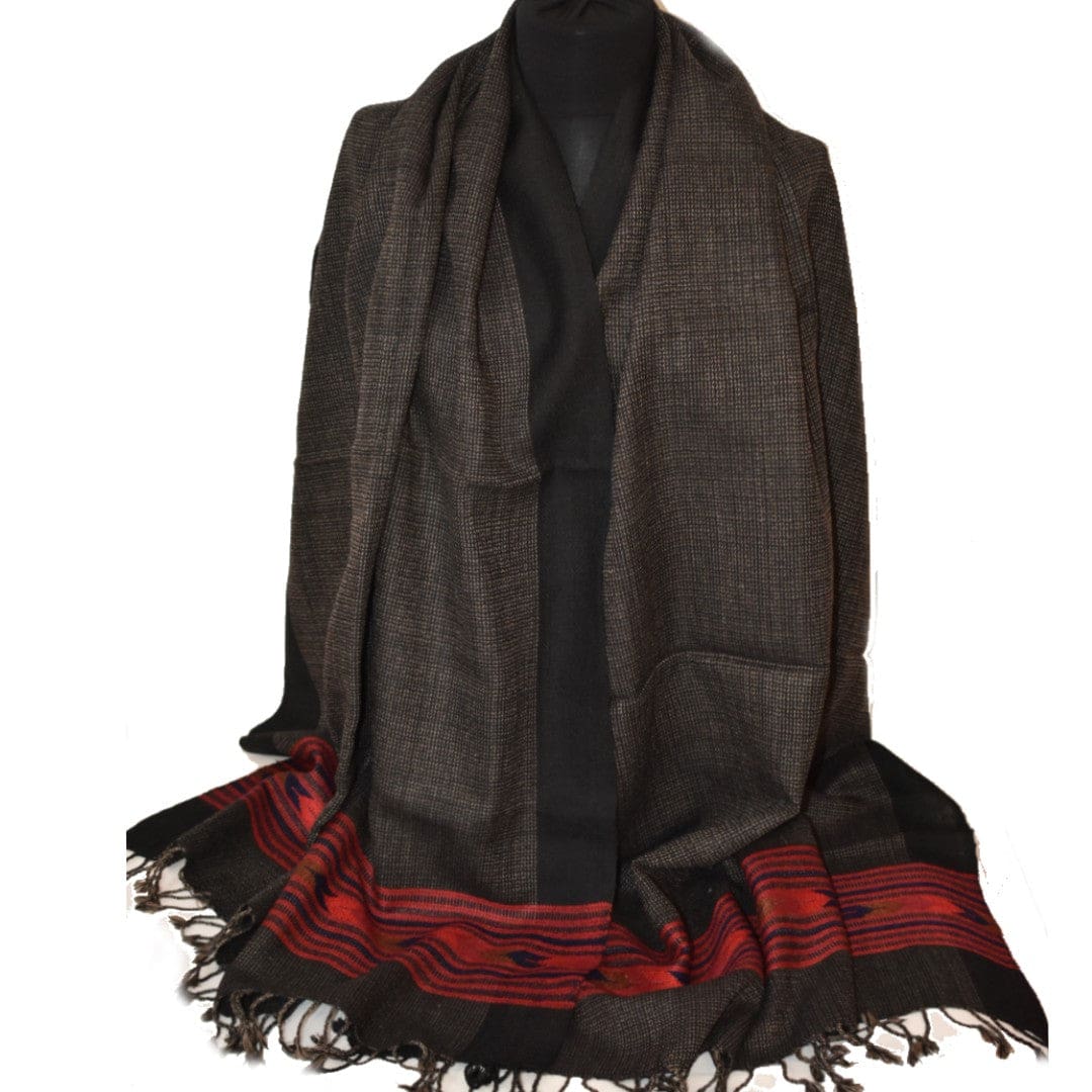 Sal Unisex confectionat din 100% Lana (Yak & Merino) -> Cod: LANA7 - Sal din lana de Yak & Merino