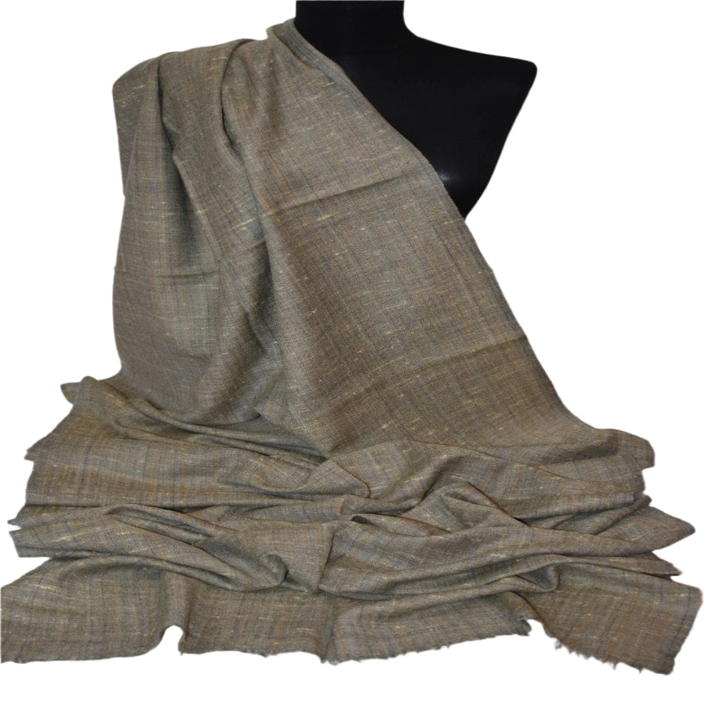 Sal Unisex confectionat din 100% Lana (Yak & Merino) ->Grej -> Cod: Feb5 - Sal din lana de Yak & Merino