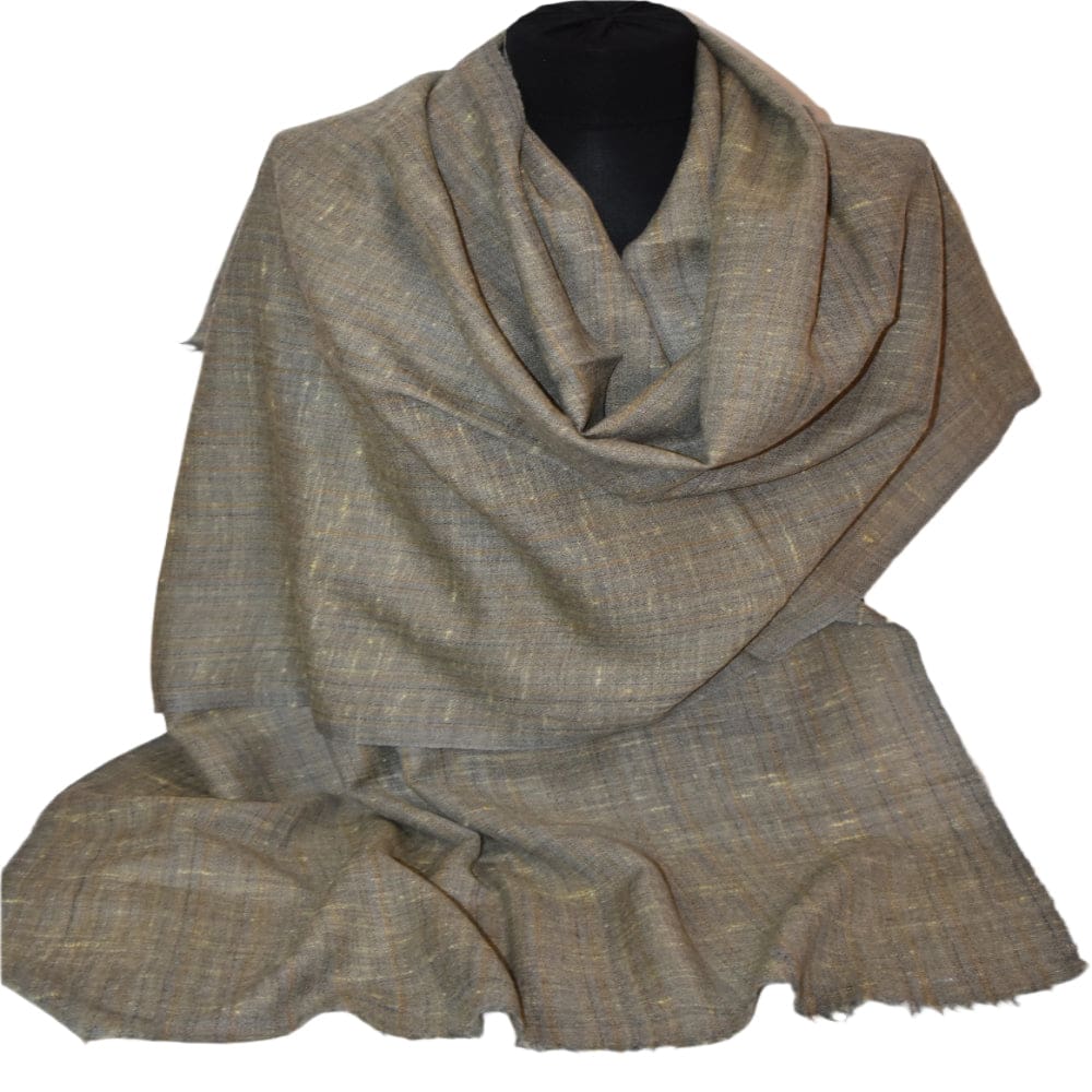 Sal Unisex confectionat din 100% Lana (Yak & Merino) ->Grej -> Cod: Feb5 - Sal din lana de Yak & Merino