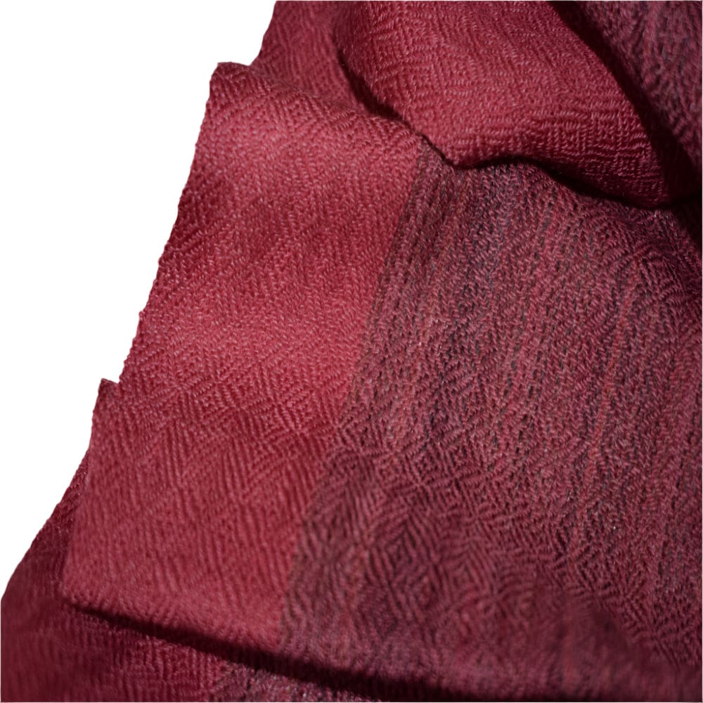 Sal Unisex confectionat din 100% Lana (Yak & Merino) ->Grena Visiniu -> Cod: Feb3 - Sal din lana de Yak & Merino
