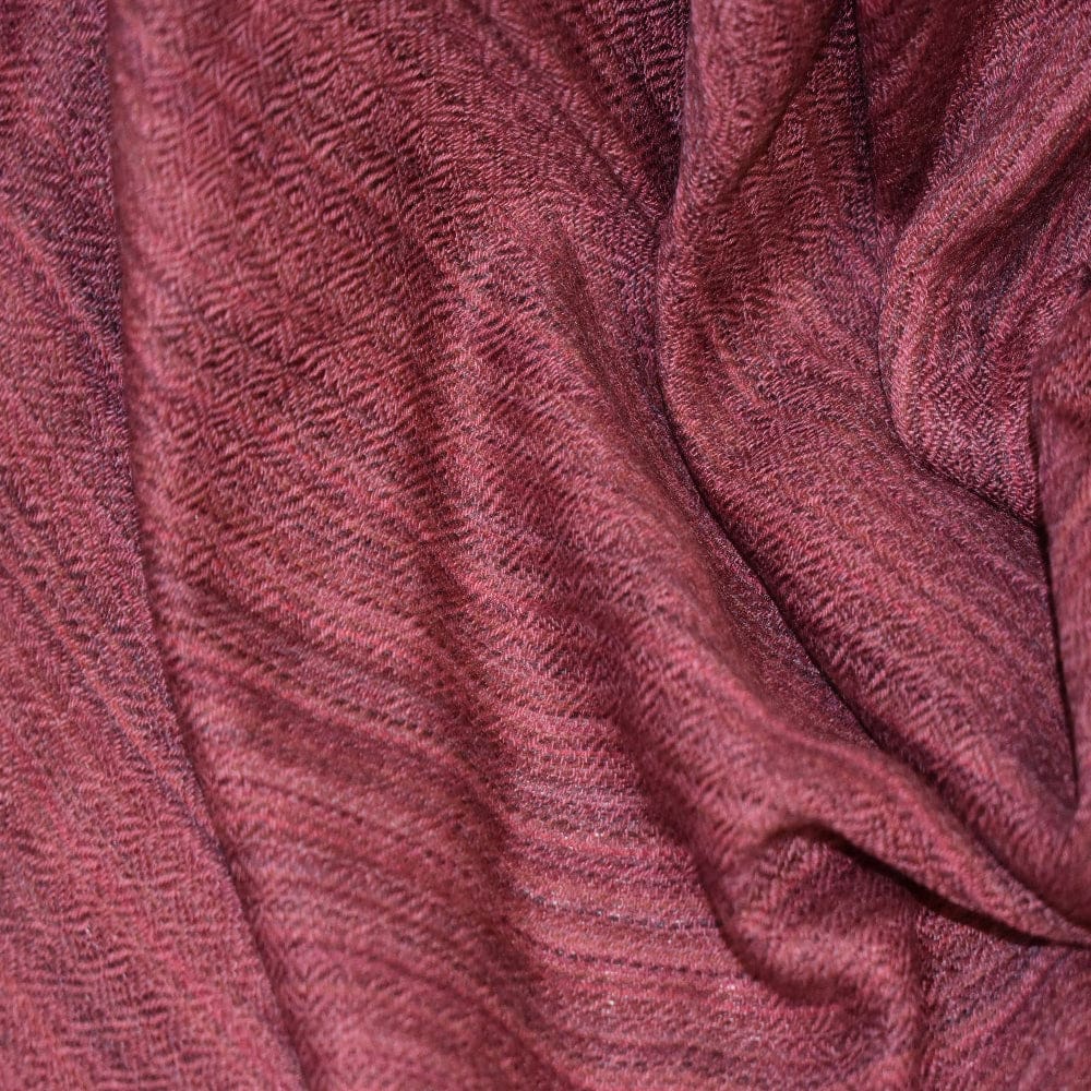 Sal Unisex confectionat din 100% Lana (Yak & Merino) ->Grena Visiniu -> Cod: Feb3 - Sal din lana de Yak & Merino