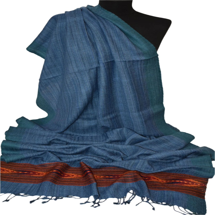 Sal Unisex confectionat din 100% Lana (Yak & Merino) ->Grena Visiniu -> Cod: Feb4 - Saluri din Lana de Yak & Merino