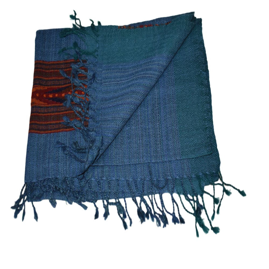 Sal Unisex confectionat din 100% Lana (Yak & Merino) ->Grena Visiniu -> Cod: Feb4 - Saluri din Lana de Yak & Merino