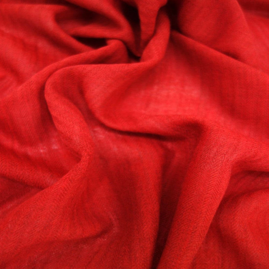Sal Unisex confectionat din 100% Lana (Yak & Merino) -> Herringbone Red-> Cod:KYM22 - Saluri din Lana de Yak & Merino