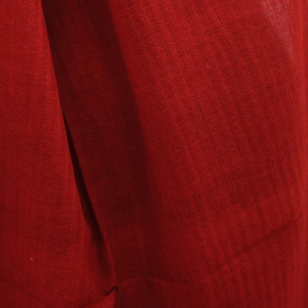 Sal Unisex confectionat din 100% Lana (Yak & Merino) -> Herringbone Red-> Cod:KYM22 - Saluri din Lana de Yak & Merino