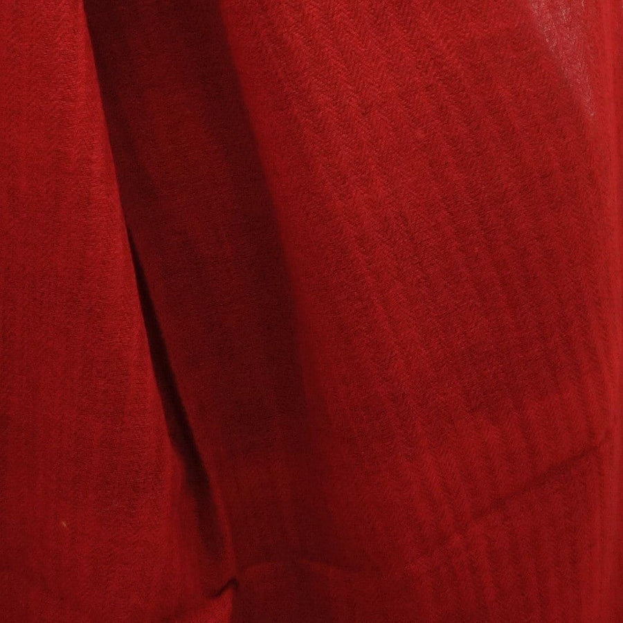 Sal Unisex confectionat din 100% Lana (Yak & Merino) -> Herringbone Red-> Cod:KYM22 - Saluri din Lana de Yak & Merino