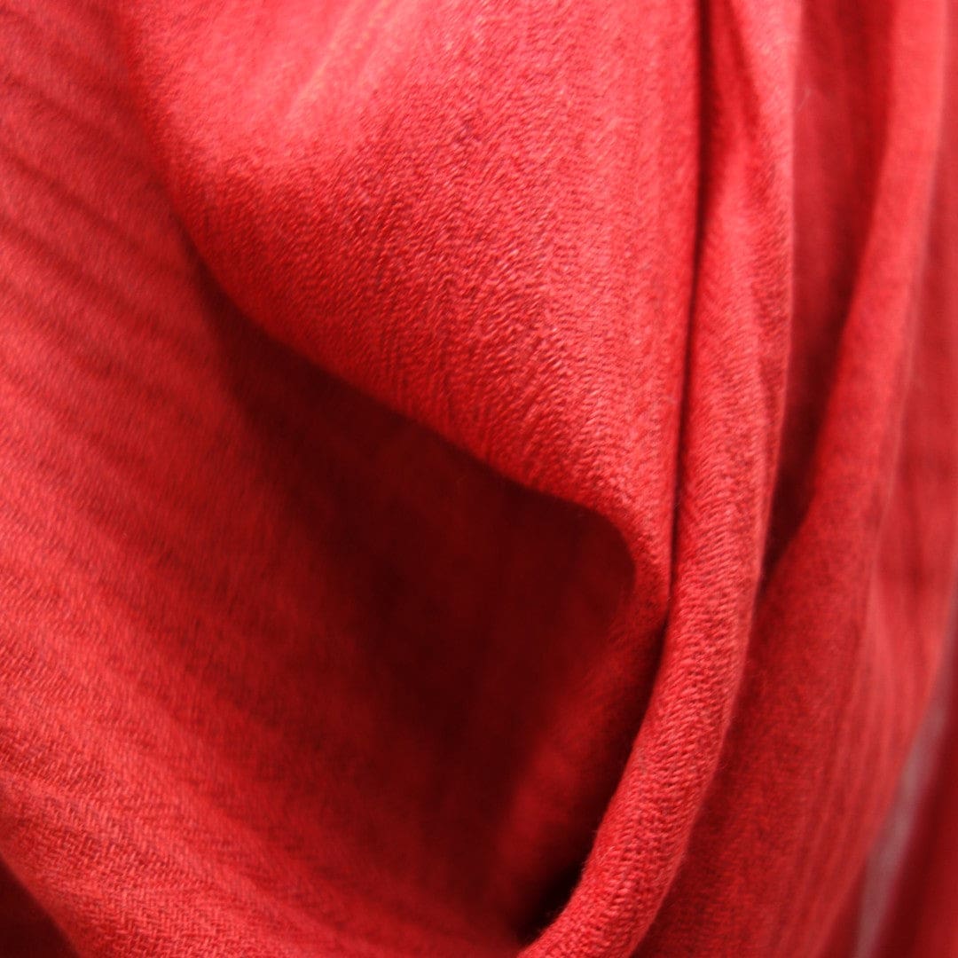 Sal Unisex confectionat din 100% Lana (Yak & Merino) -> Herringbone Red-> Cod:KYM22 - Saluri din Lana de Yak & Merino
