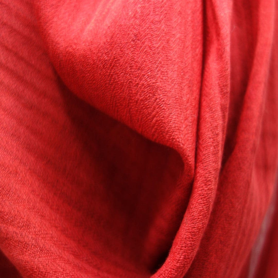 Sal Unisex confectionat din 100% Lana (Yak & Merino) -> Herringbone Red-> Cod:KYM22 - Saluri din Lana de Yak & Merino