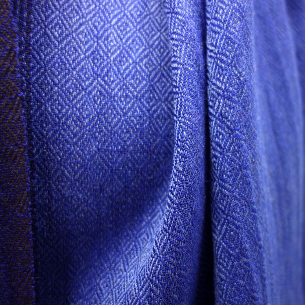 Sal Unisex confectionat din 100% Lana (Yak & Merino) ->Indigo Blue -> Cod: KYM7 - Saluri din Lana de Yak & Merino