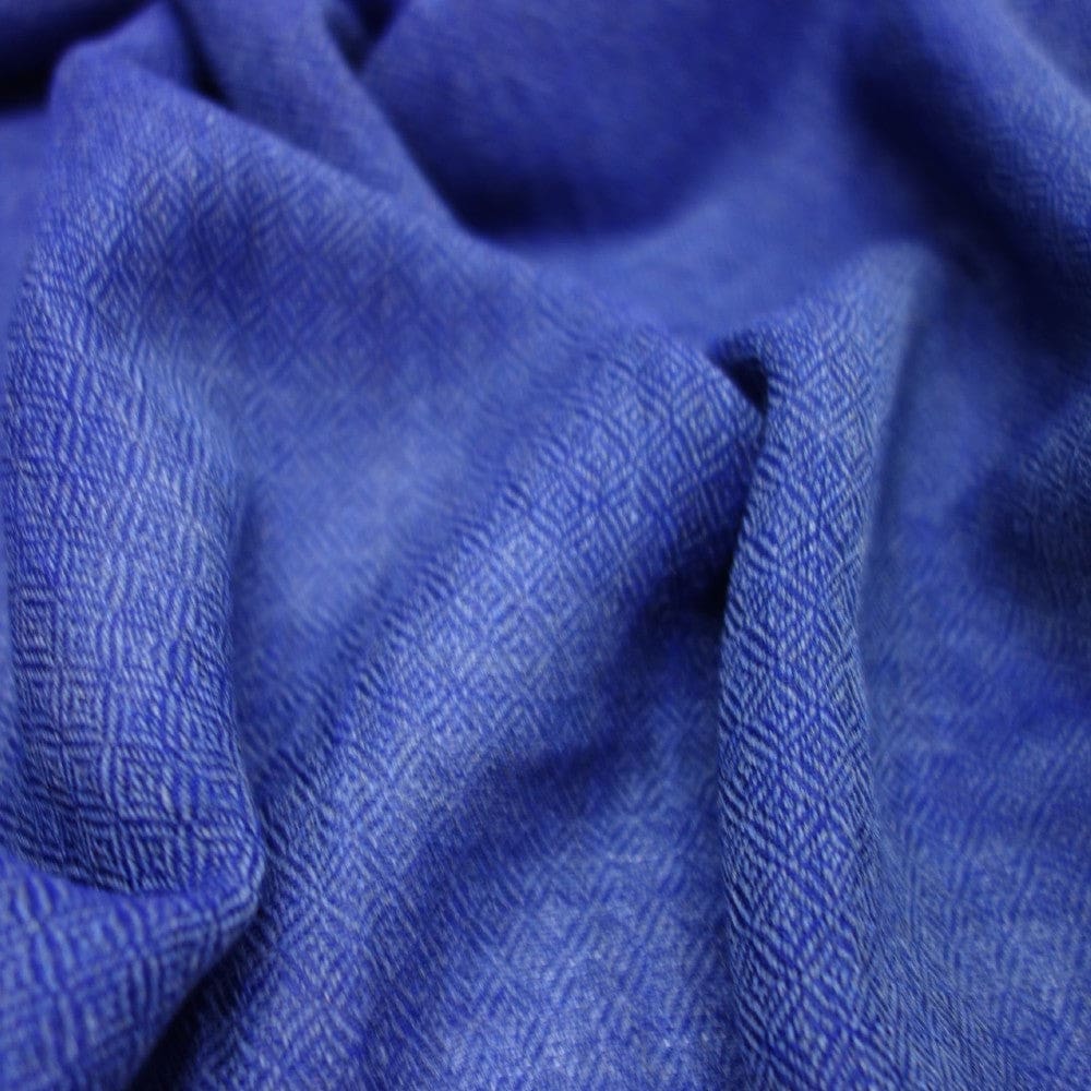 Sal Unisex confectionat din 100% Lana (Yak & Merino) ->Indigo Blue -> Cod: KYM7 - Saluri din Lana de Yak & Merino