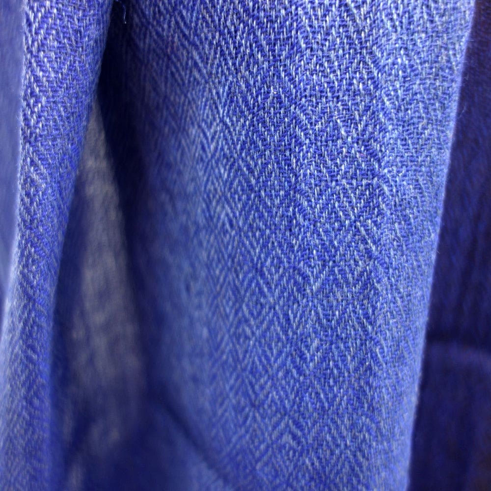 Sal Unisex confectionat din 100% Lana (Yak & Merino) ->Indigo Blue -> Cod: KYM7 - Saluri din Lana de Yak & Merino