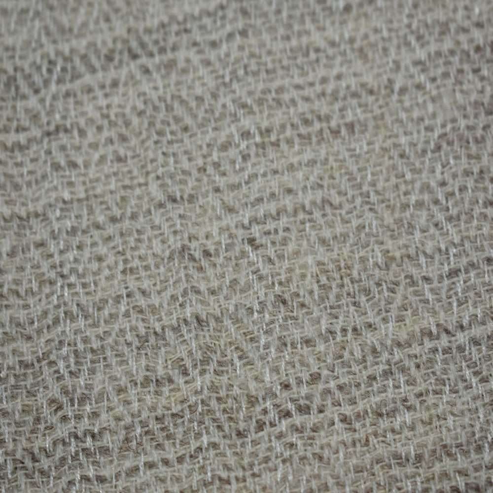 Sal Unisex confectionat din 100% Lana (Yak & Merino) -> Ivory Beige -> Cod: Feb6 - Sal din lana de Yak & Merino