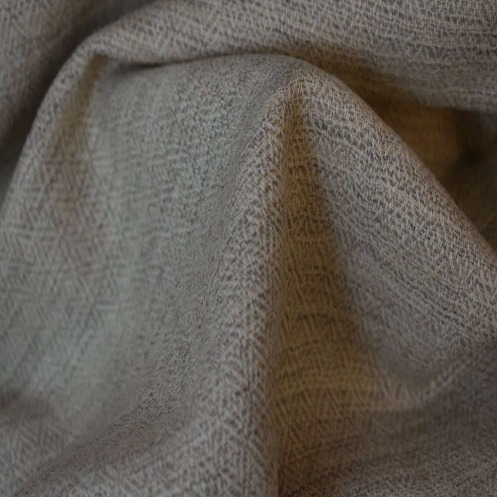 Sal Unisex confectionat din 100% Lana (Yak & Merino) -> Ivory Beige -> Cod: Feb6 - Sal din lana de Yak & Merino