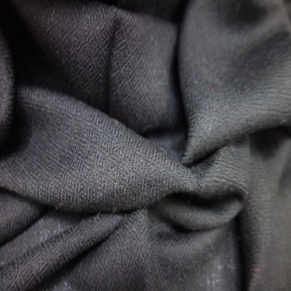 Sal Unisex confectionat din 100% Lana (Yak & Merino) ->Jet Black -> Cod: KYM11 - Saluri din Lana de Yak & Merino
