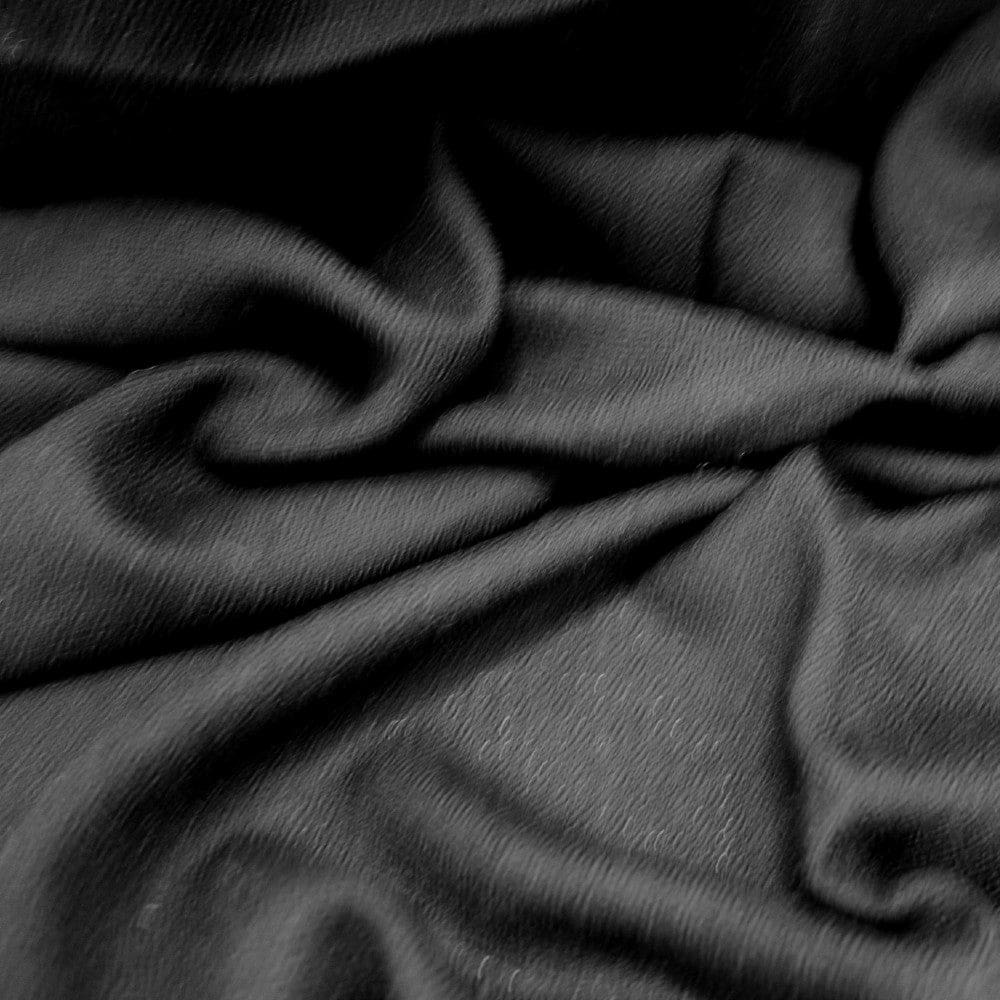 Sal Unisex confectionat din 100% Lana (Yak & Merino) ->Jet Black -> Cod: KYM11 - Saluri din Lana de Yak & Merino