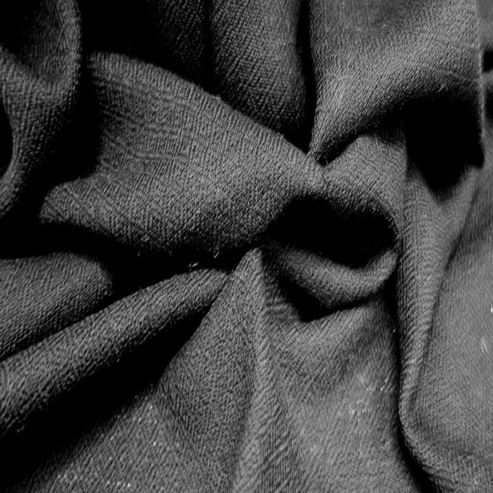 Sal Unisex confectionat din 100% Lana (Yak & Merino) ->Jet Black -> Cod: KYM11 - Saluri din Lana de Yak & Merino