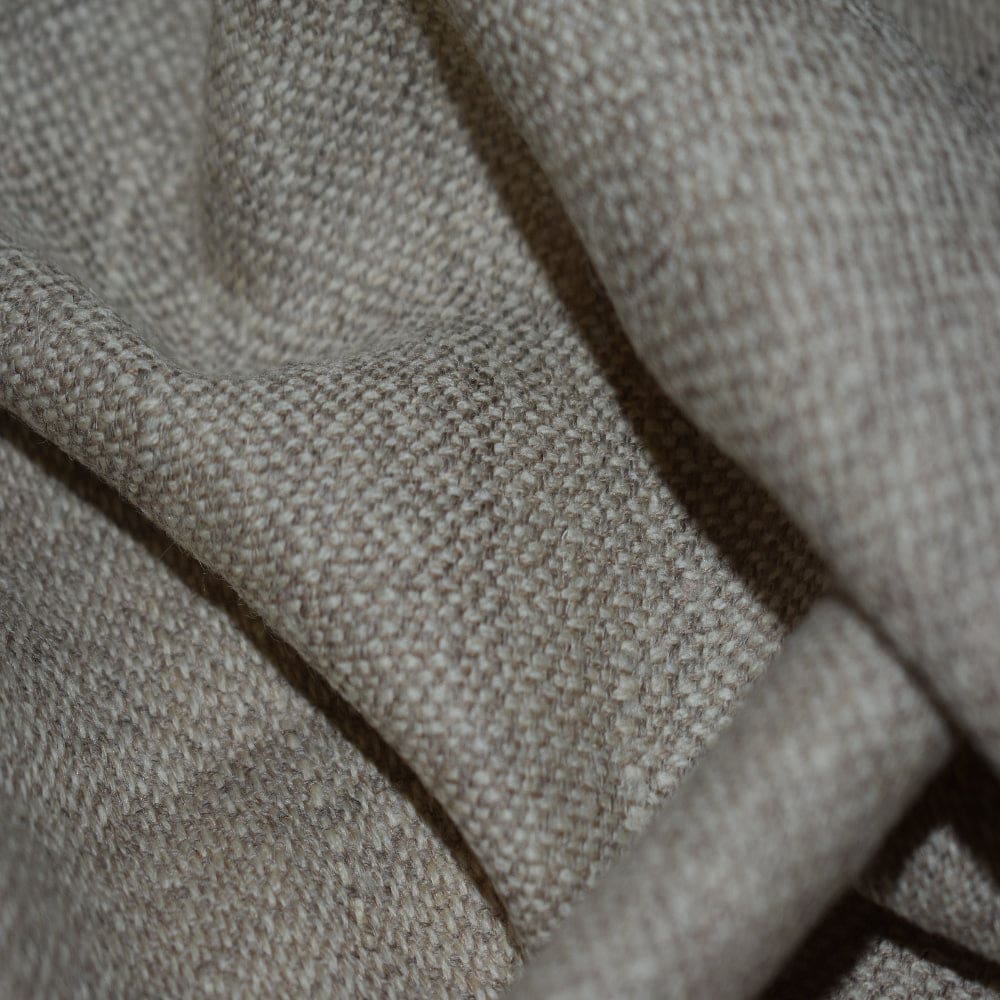 Sal Unisex confectionat din 100% Lana (Yak & Merino) -> Natural Grej -> Cod: Feb2 - Sal din lana de Yak & Merino