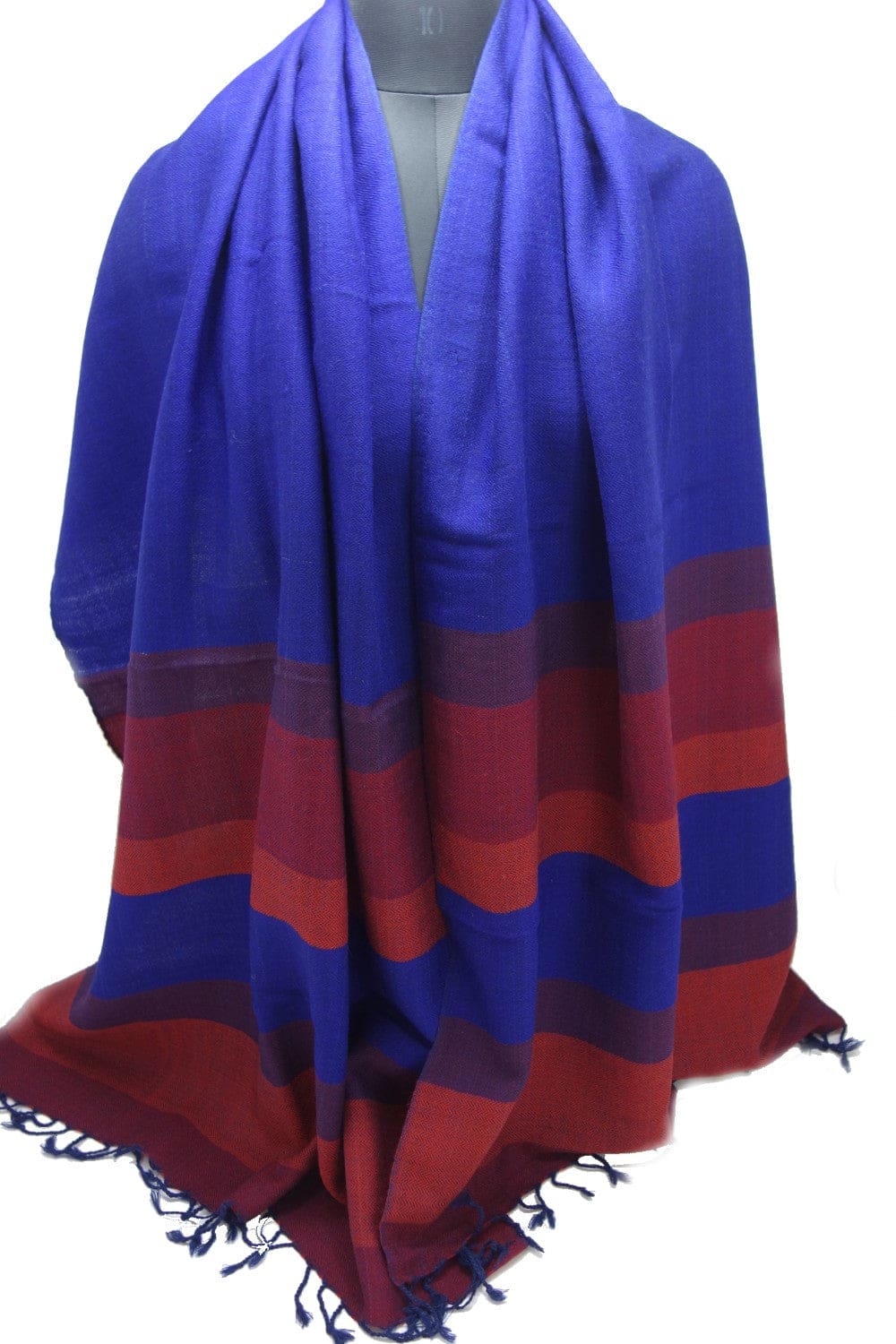 Sal Unisex confectionat din 100% Lana (Yak & Merino) ->Prussian Blue -> Cod: KYM20