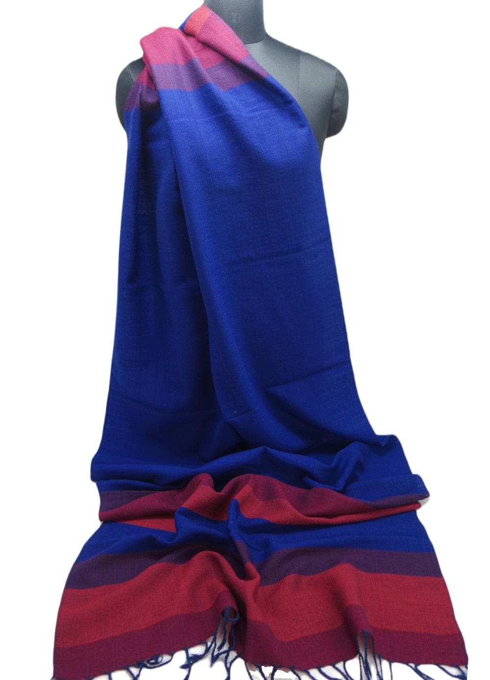 Sal Unisex confectionat din 100% Lana (Yak & Merino) ->Prussian Blue -> Cod: KYM20