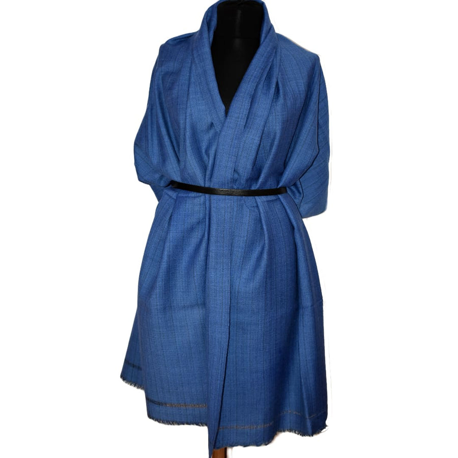 Sal Unisex confectionat din 100% Lana (Yak & Merino) -> Purple Blue -> Cod: YAKNEW9 - Sal din lana de Yak & Merino