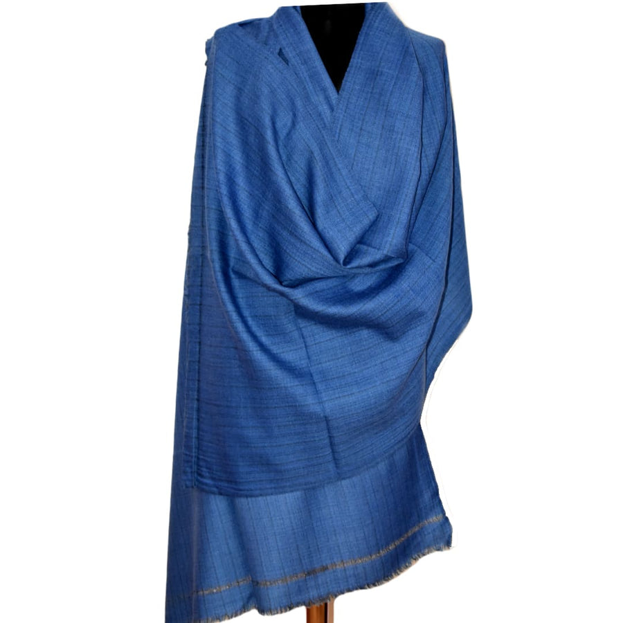 Sal Unisex confectionat din 100% Lana (Yak & Merino) -> Purple Blue -> Cod: YAKNEW9 - Sal din lana de Yak & Merino