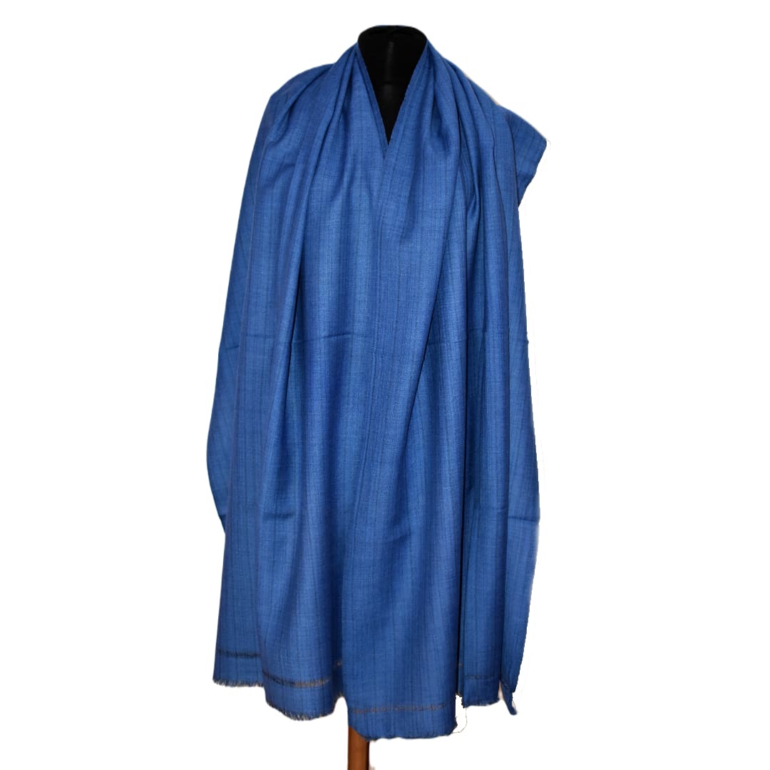 Sal Unisex confectionat din 100% Lana (Yak & Merino) -> Purple Blue -> Cod: YAKNEW9 - Sal din lana de Yak & Merino