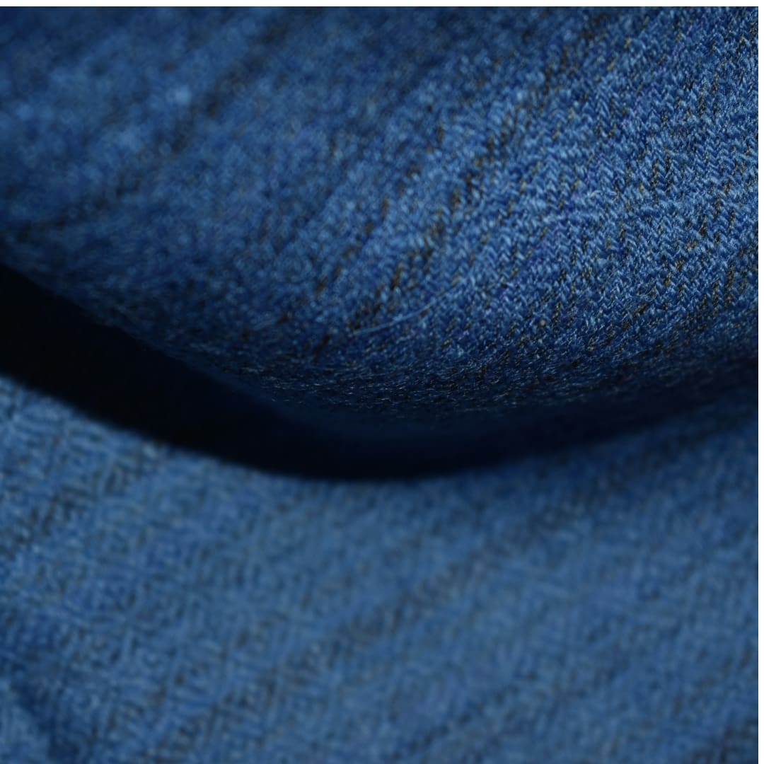 Sal Unisex confectionat din 100% Lana (Yak & Merino) -> Purple Blue -> Cod: YAKNEW9 - Sal din lana de Yak & Merino