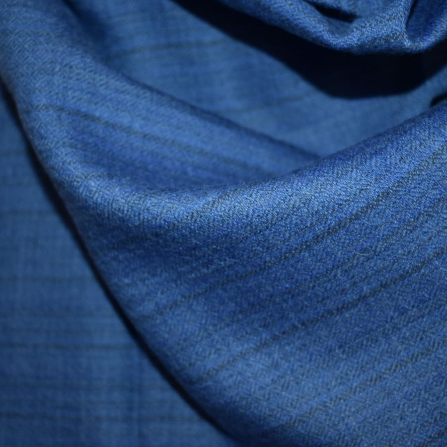Sal Unisex confectionat din 100% Lana (Yak & Merino) -> Purple Blue -> Cod: YAKNEW9 - Sal din lana de Yak & Merino