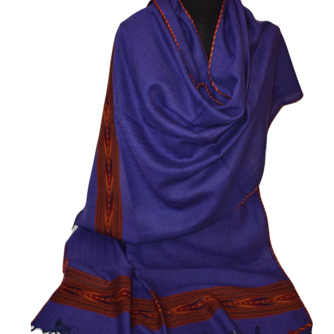 Sal Unisex confectionat din 100% Lana (Yak & Merino) ->Purple -> Cod: YAKMAR7 - Saluri din Lana de Yak & Merino