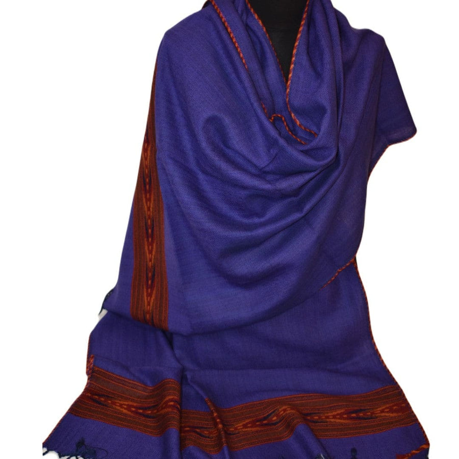Sal Unisex confectionat din 100% Lana (Yak & Merino) ->Purple -> Cod: YAKMAR7 - Saluri din Lana de Yak & Merino